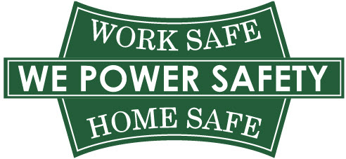 We Power Safety Logo Work Safe Home Safe