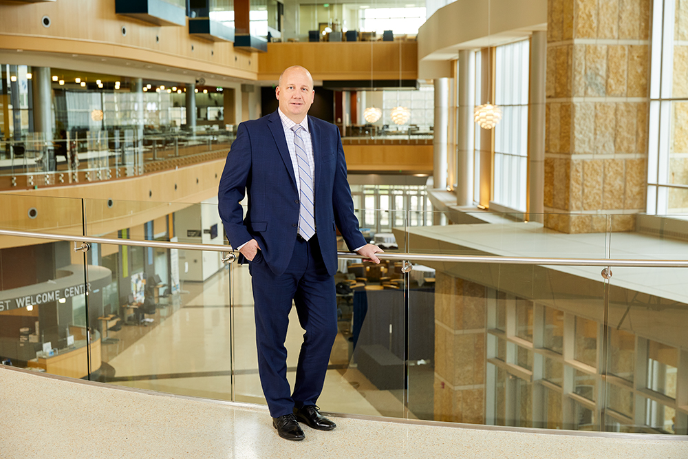 Chairman, President and CEO Jeff Keebler at Madison College’s Truax Campus