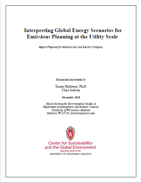 Analysis of MGE's Net-Zero Carbon Goal by the Nelson Institute for Environmental Studies