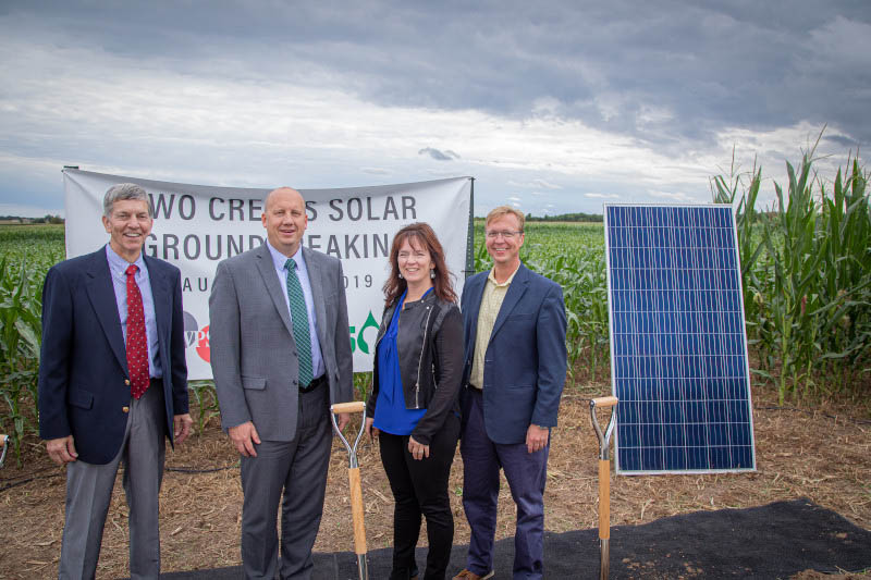 Two Creeks Solar Groundbreaking