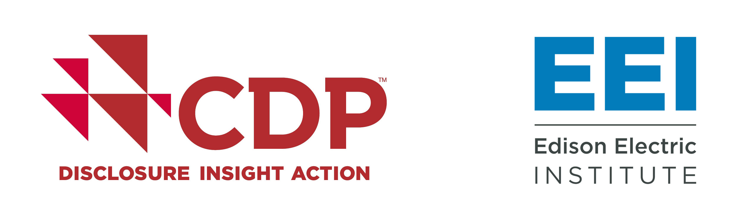 EEI and CDP logos