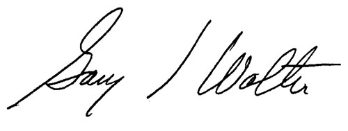 Gary Wolter signature