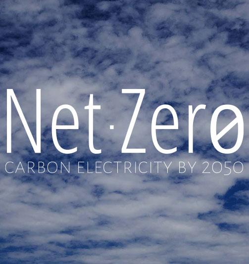 Net-zero carbon electricity by 2050